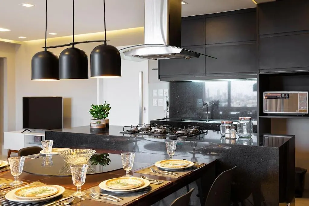 Apartment Cobertura Climatizada Em Natal, Espaco Home Office Brazil